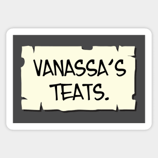 Vanassa's Teats Sticker